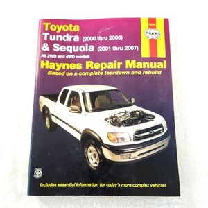Toyota Tundra & Sequoia 2000 thru 2002 - All 2WD and 4WD Models 2002 ed. SR5 TRD